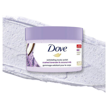 Dove Crushed Lavender & Coconut Milk Exfoliating Body Polish 298g