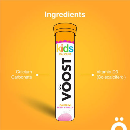 Voost Kids Calcium Effervescent Tablets 20 Pack
