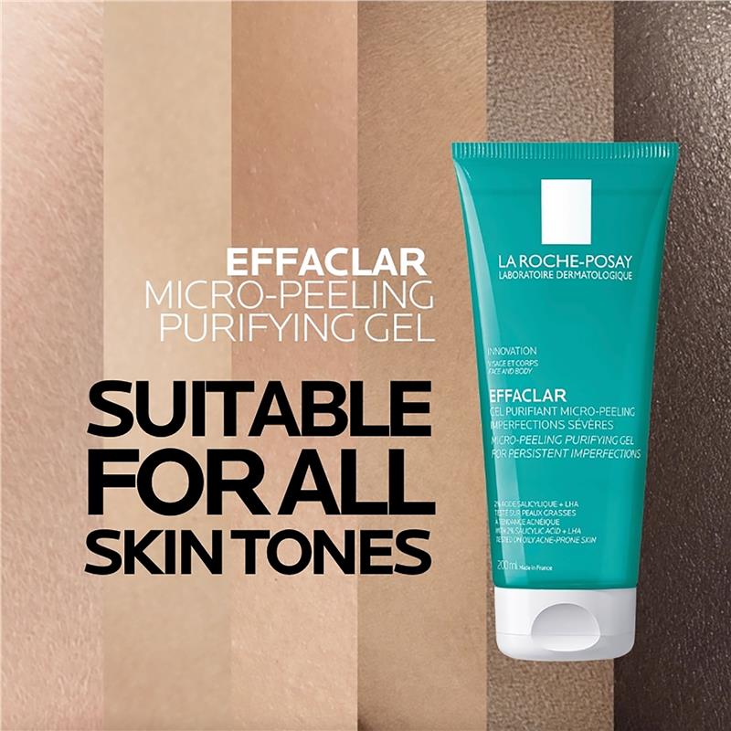 La Roche-Posay Effaclar Micro Peeling Purifying Gel 200ml - Auzzi Store