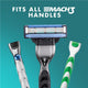 Gillette Mach3+ 8-Pack Replacement Cartridges – 3 Blades, Lubrication Strip, Fits All Mach3 Razors – view 7 - Auzzistore