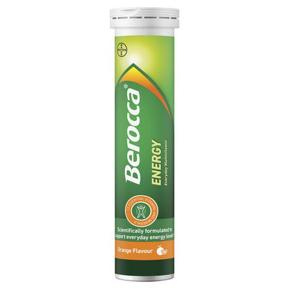 Berocca Energy Orange 45 Effervescent Tablets - Energize Your Day