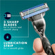 Gillette Mach3+ Replacement Cartridges – 3 Blades – view 7 - Auzzistore