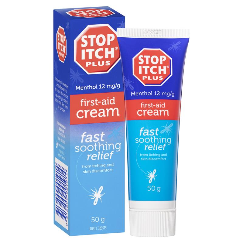 Stop Itch Plus First Aid Cream 50g - Instant Itch Relief-Auzzi Store