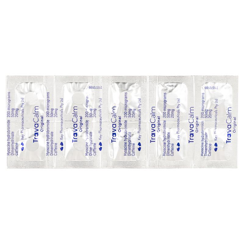 Travacalm Travel Sickness Original - 10 Tablets for Travel Relief - Auzzi Store