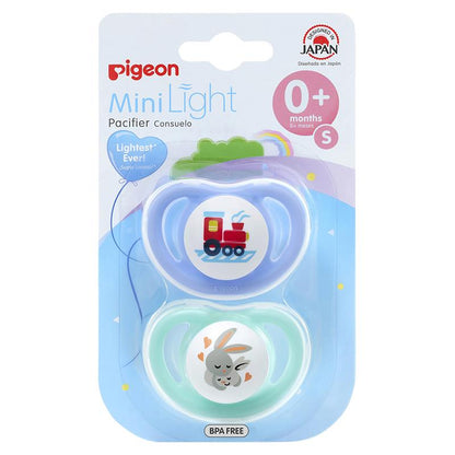 Pigeon MiniLight Pacifier Twin Pack - Size S (0+ Months)