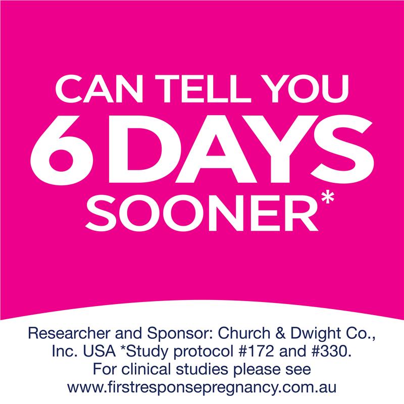 First Response Instream Early Result Pregnancy Test - 1 Test, 6 Days Early, 99% Accurate
