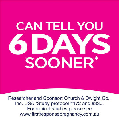 First Response Instream Early Result Pregnancy Test - 1 Test, 6 Days Early, 99% Accurate