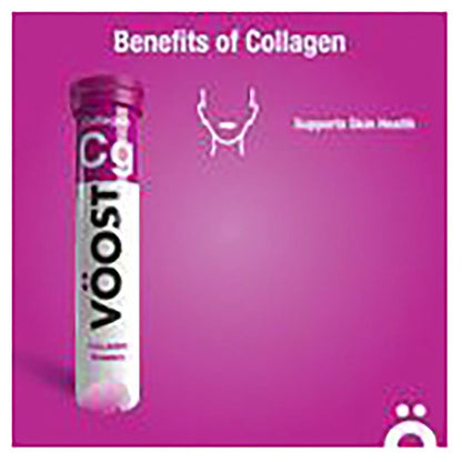 VOOST Marine Collagen Effervescent Tablets with Vitamin C - 20 Tablets