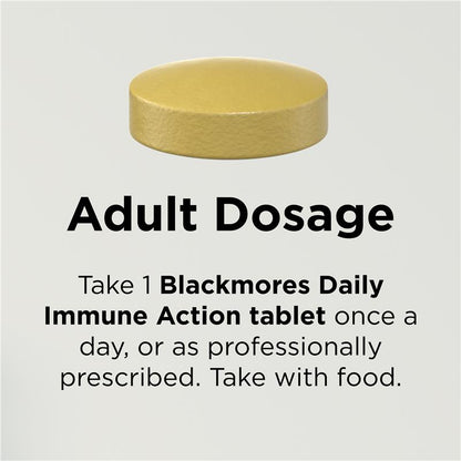 Blackmores Daily Immune Support Tablets 60 with Vitamin C, D, Zinc & Elderberry