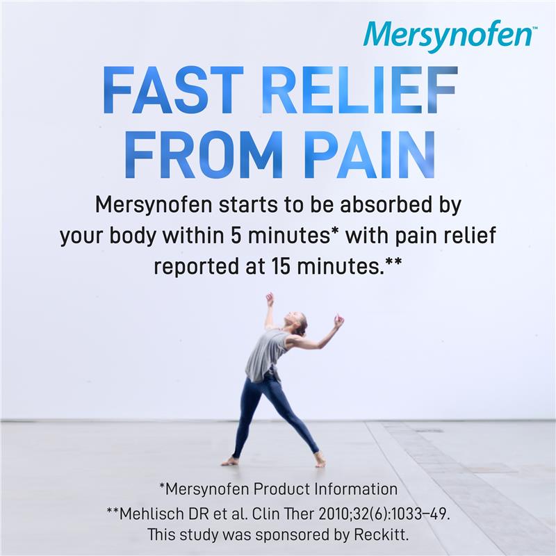 Mersynofen Pain Relief Tablets with Paracetamol + Ibuprofen - 12 Pack-Auzzi Store