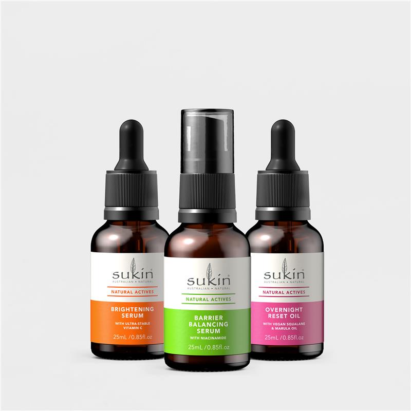 Sukin Natural Actives Brightening Serum with Ultra-stable Vitamin C - 25ml