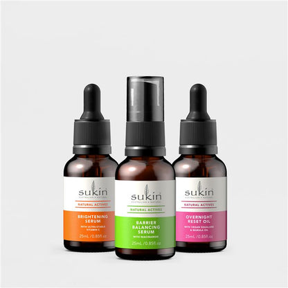 Sukin Natural Actives Brightening Serum with Ultra-stable Vitamin C - 25ml