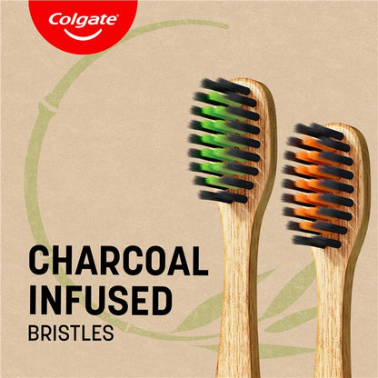 Colgate Bamboo Charcoal Toothbrush 2 Pack - Auzzi Store