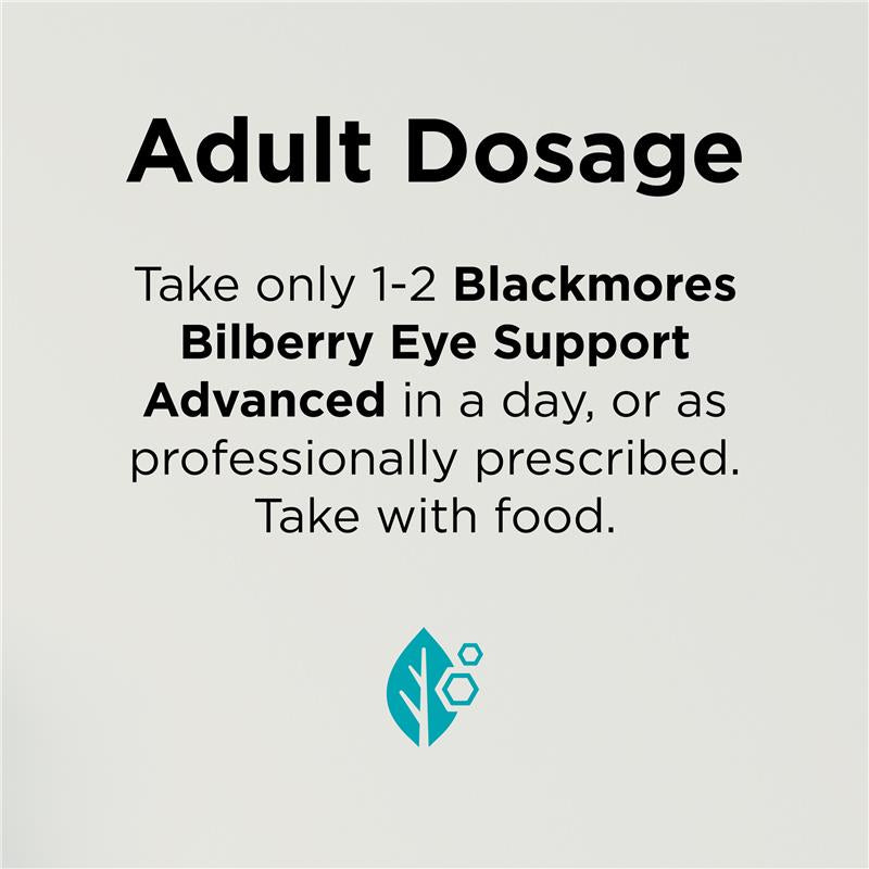 Blackmores Bilberry Eye Support Advanced - 30 Tablets - Auzzi Store