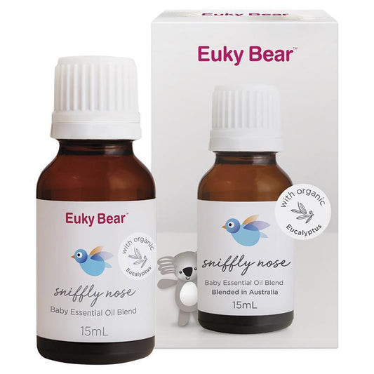 Euky Bear Sniffly Nose Baby Essential Oil Blend 15ml - Natural Relief - Auzzistore