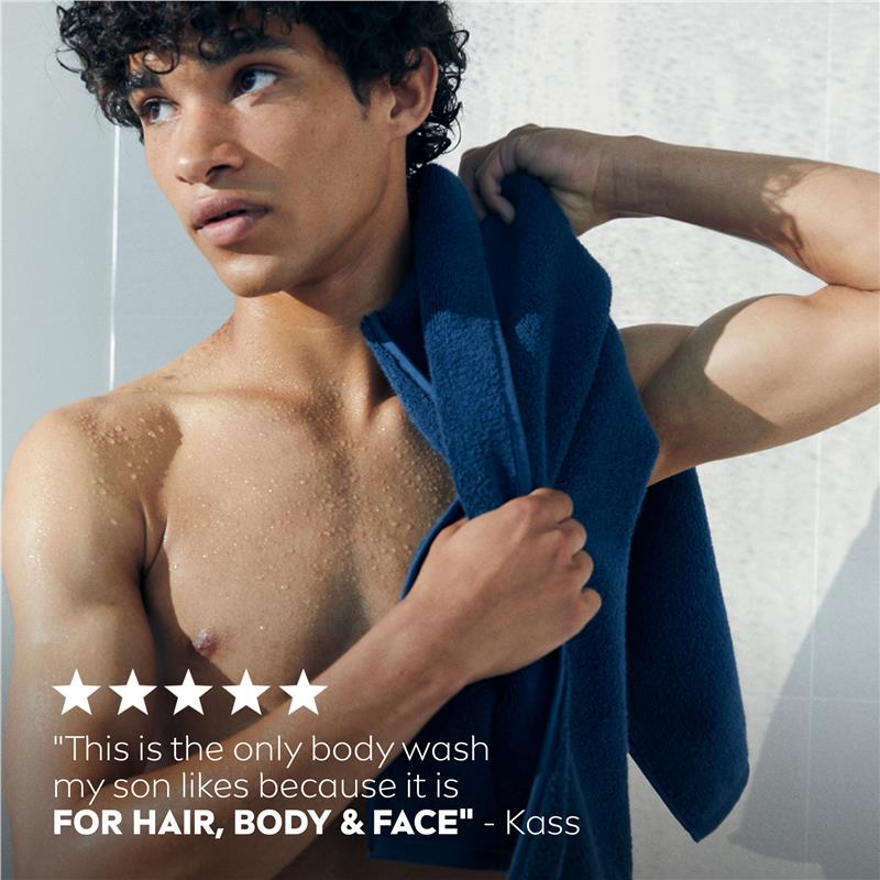 NIVEA MEN Sport 3-in-1 pH Balanced Body Wash & Shower Gel 500ml