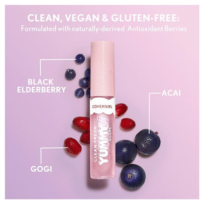 Covergirl Clean Fresh Yummy Gloss #400 Glamingo Pink