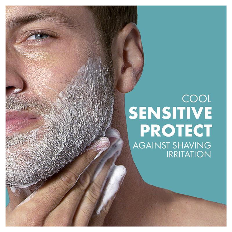 Gillette Pure Cool Sensitive Shave Gel for Men with Aloe, 170g