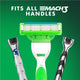 Gillette Mach3 Sensitive Razor Blade Refills - 8 Pack, 3 Blades – view 7 - Auzzistore