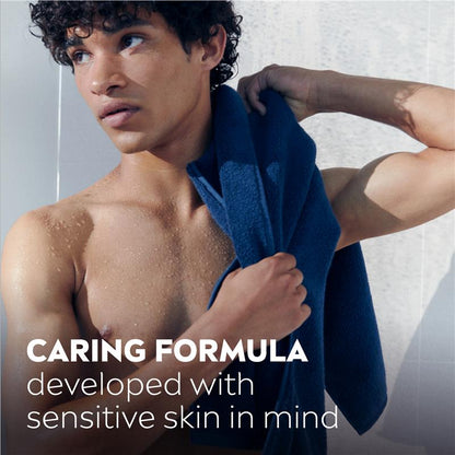 NIVEA MEN Sensitive 3-in-1 Shower Gel Body Wash 500ml Bamboo