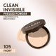 Covergirl Clean Invisible Pressed Powder 105 Ivory 11g – view 7