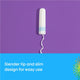 U by Kotex Regular Slim Tampons 16-Pad – Medium Flow Protection – view 8