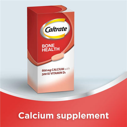 Caltrate Bone Health 600mg Calcium & 500IU Vitamin D – 60 Tablets