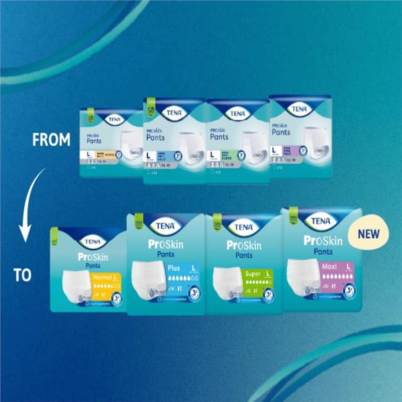 TENA ProSkin Bariatric Incontinence Pants XXL 12-Pants – Odor Control