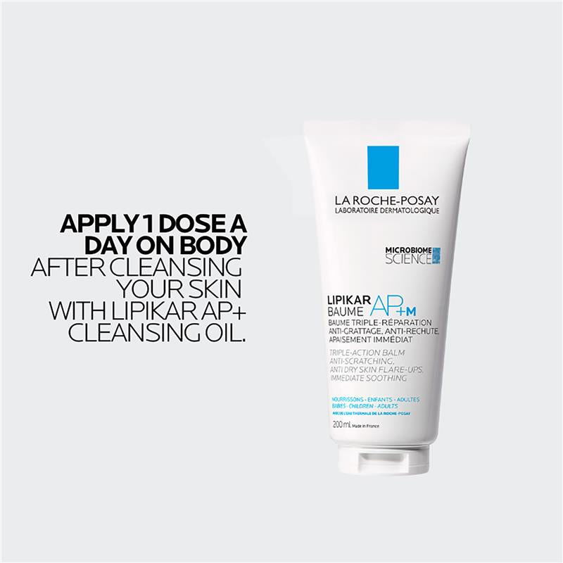 La Roche-Posay Lipikar Baume AP+M Body Balm 200ml - Moisturizer for Eczema-Prone Skin-Auzzi Store