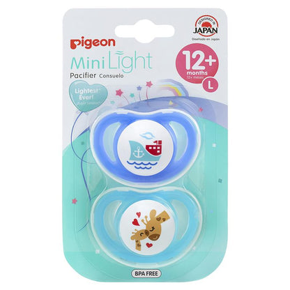 Pigeon MiniLight Pacifier Twin Pack - Size L (12+ Months)