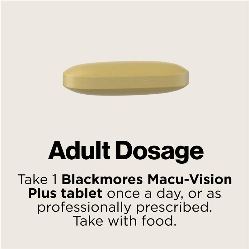 Blackmores Macu-Vision Plus Eye Health with Lutein & Zeaxanthin, 60 Tablets