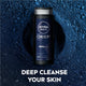 NIVEA Men Deep Clean Shower Gel 500ml – Natural Clay & Biodegradable – view 7