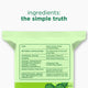 Simple Biodegradable Cleansing Wipes (2 x 25 Pack) – view 7 - Auzzistore