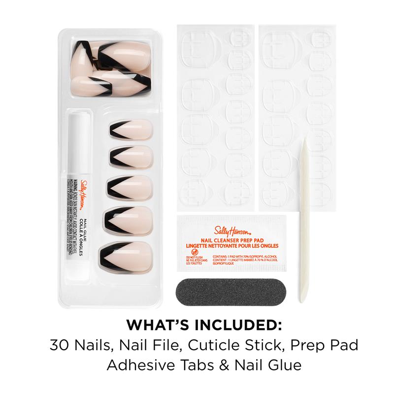 Sally Hansen Salon Effects Perfect Press-On French Twist 30 Pieces