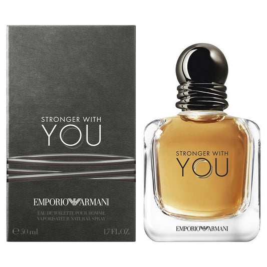 Emporio Armani Stronger With You Eau de Toilette 50ml - A Magnetic Fragrance for Modern Men - Auzzistore