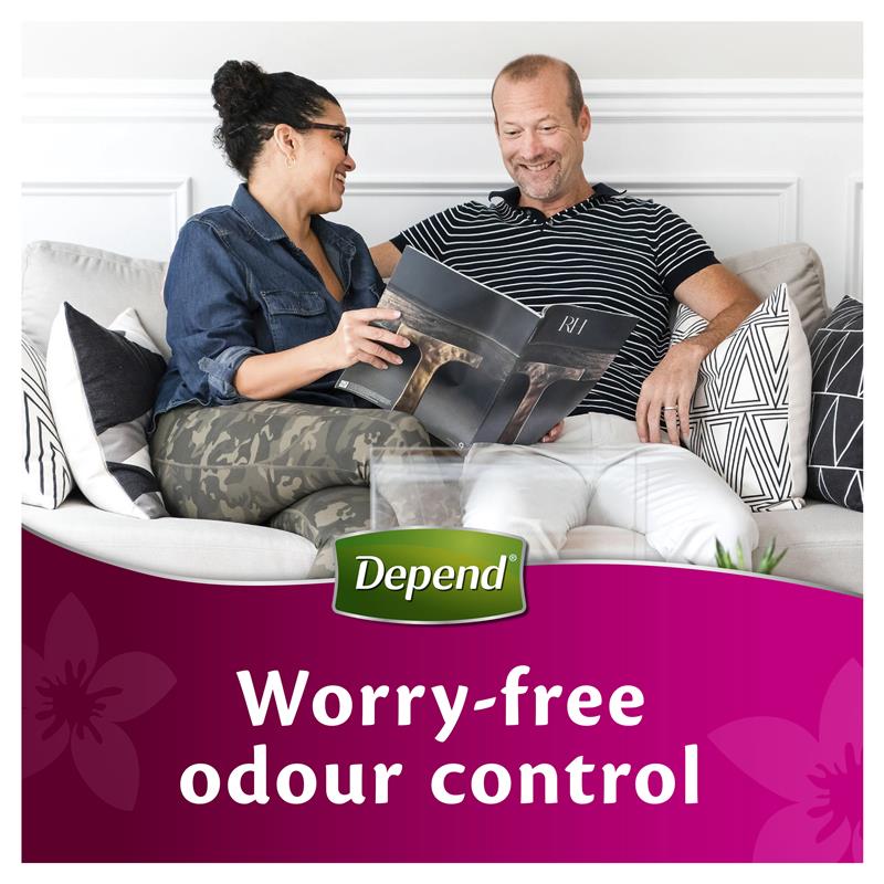 Depend Women Real Fit Underwear - Super Medium 8 Pack for Discreet Protection-Auzzi Store