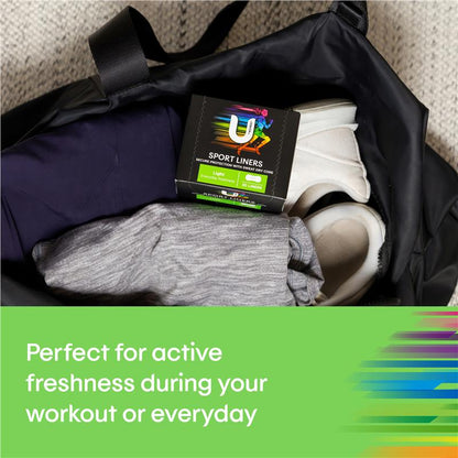 U by Kotex Sport Liners, 30-Liners, Sweat-Dry Core & Breathable