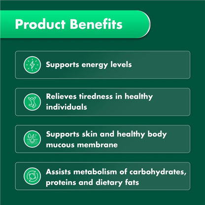 Nature's Own Vitamin B3 500mg - 60 Tablets for Energy & Skin Health