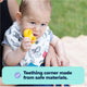 Nuby Muslin Bandana Bib with Teething Corner - Girl 2 Pack – view 7 - Auzzistore