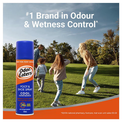 Odor-Eaters 150ml Foot & Shoe Spray - 24Hr Odor & Sweat Control