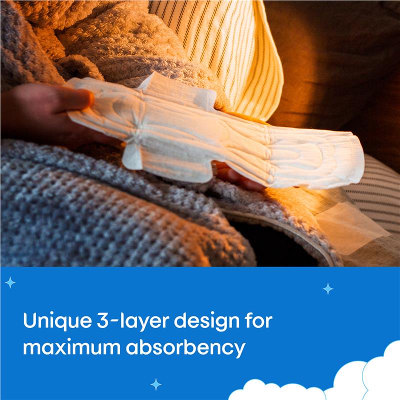 U by Kotex Overnight Ultrathin Regular Pads with Wings, 10 Pads