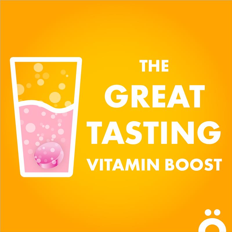 VÖOST Calcium + D3 Effervescent Tablets, 20 tablets, Bone Health Support