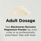 Blackmores Recovery Magnesium Powder 200g with Ginseng & Vitamins – view 7