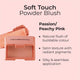 MCoBeauty Soft Touch Powder Blush Passion Peachy Pink – view 7