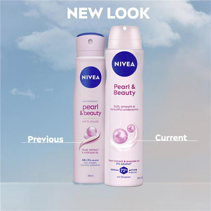 NIVEA Pearl & Beauty 72H Anti-Perspirant Deodorant Aerosol 250ml