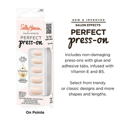 Sally Hansen Salon Effects Perfect Press-On On Pointe 30 Pieces