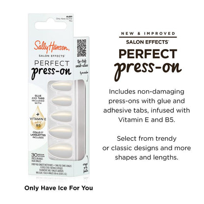Sally Hansen Salon Effects Perfect Press-On Only Have Ice For You 30 Pieces