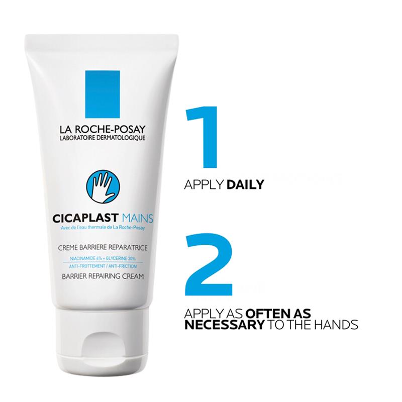 La Roche-Posay Cicaplast Hand Cream 50ml - Repair and Moisturize Dry Hands-Auzzi Store