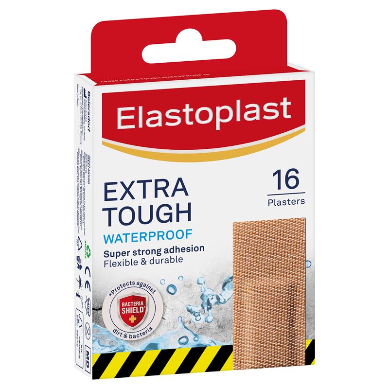 Elastoplast Extra Tough Waterproof Plasters - 16 Pack-Auzzi Store