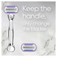 Gillette Venus Deluxe Smooth Platinum Razor + 2 Blade Refills - Women's Shaving Essentials – view 8
